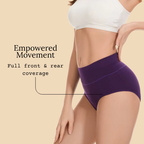 3 Pack - Full Coverage Antileakage Women's Underwear - Mixed Berry Color
