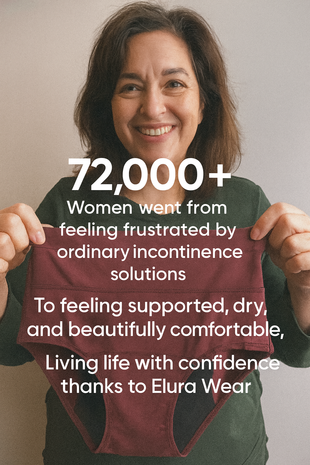 5 Pack Leak Proof Incontinence Panties - Multi Color