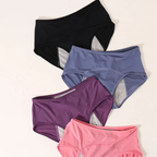 5 Pack Leak Proof Incontinence Panties - Multi Color