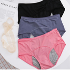 5 Pack Leak Proof Incontinence Panties - Multi Color