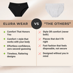 3 Pack - Full Coverage Antileakage Women's Underwear - Mixed Berry Color