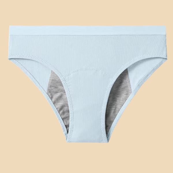 The Brit - Light Blue - Midrise Hipster Leakproof Underwear