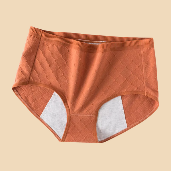 The Eileen - Absorbent Leakproof Cotton Briefs - Pumpkin