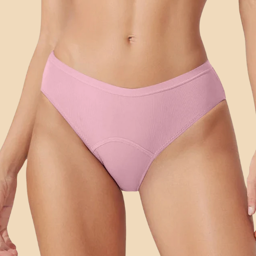 The Brit - Blush - Classic Midrise Leakproof Underwear