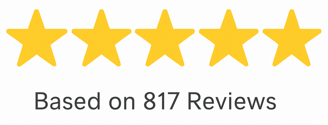 Five Stars based on 817 reviews