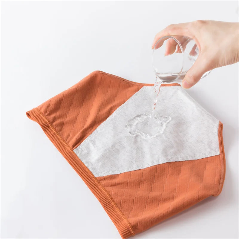 The Eileen - Absorbent Leakproof Cotton Briefs - Pumpkin