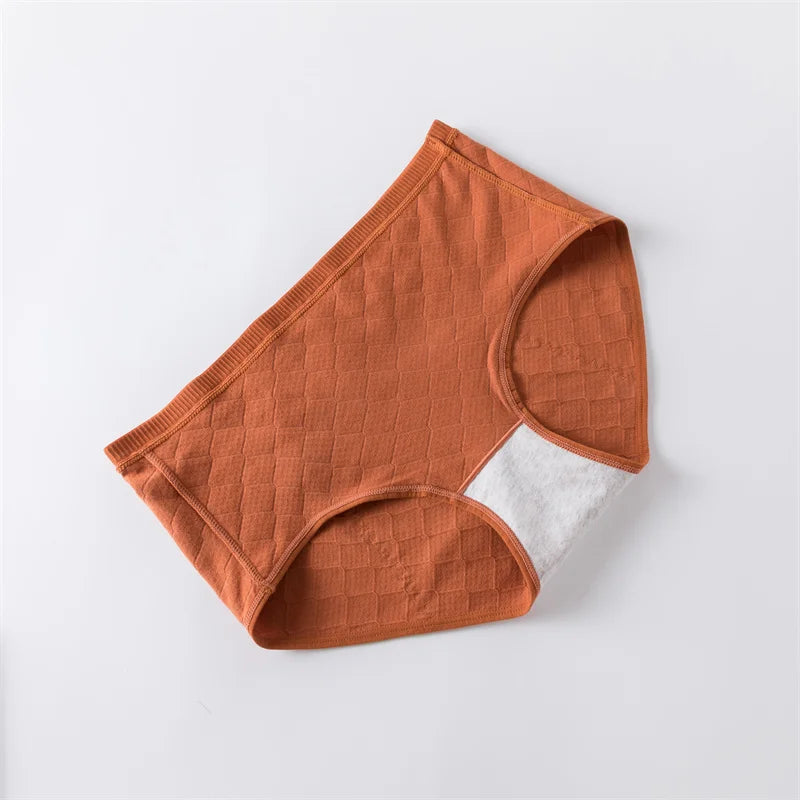 The Eileen - Absorbent Leakproof Cotton Briefs - Pumpkin