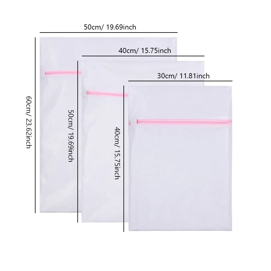 3Pcs Underwear Laundry Bag